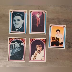 Elvis Presley Bundle of 5 Trading Cards 1978 Boxcar [ Read Details ]